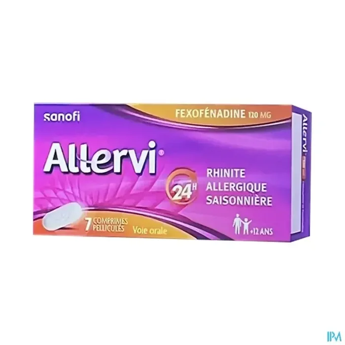 Allervi 120mg comprimé pellicule 7