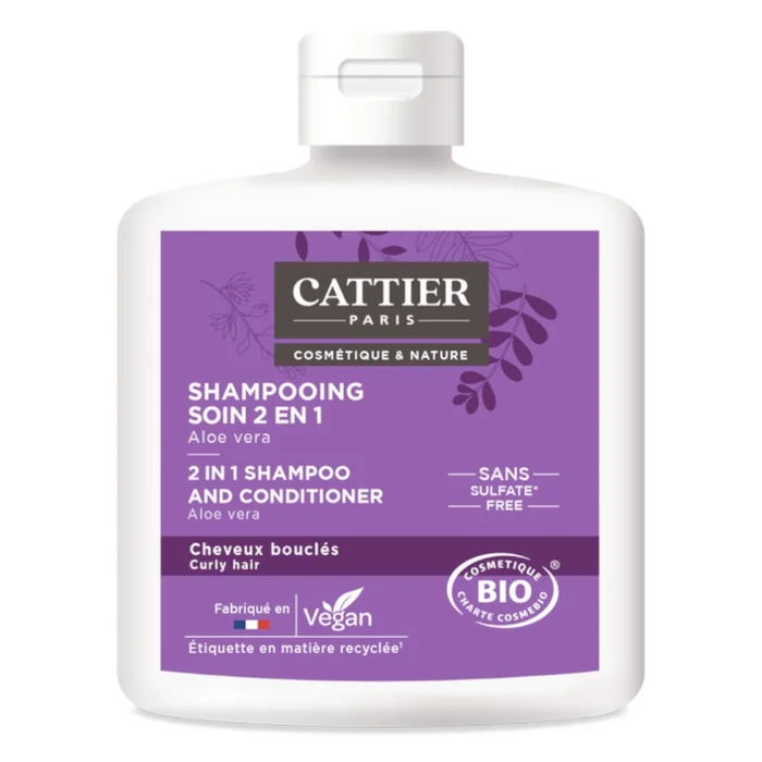 Aloé Vera – Shampooing Soin 2en1 – Cheveux Bouclés – 250 ml