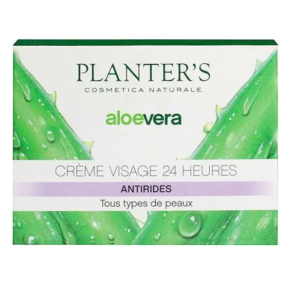 Aloe vera crème visage antirides 50ml