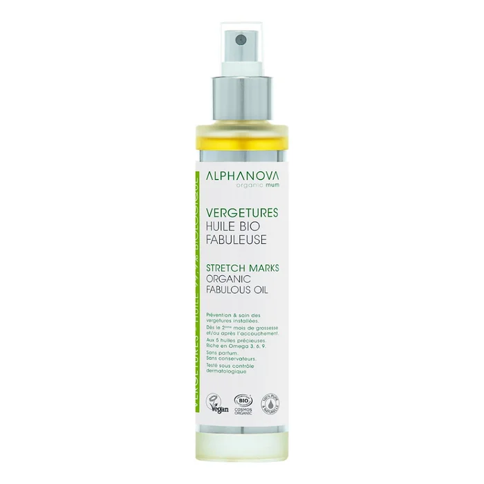 Alphanova Organic Mum – Huile Vergetures Fabuleuse Bio 100 ml