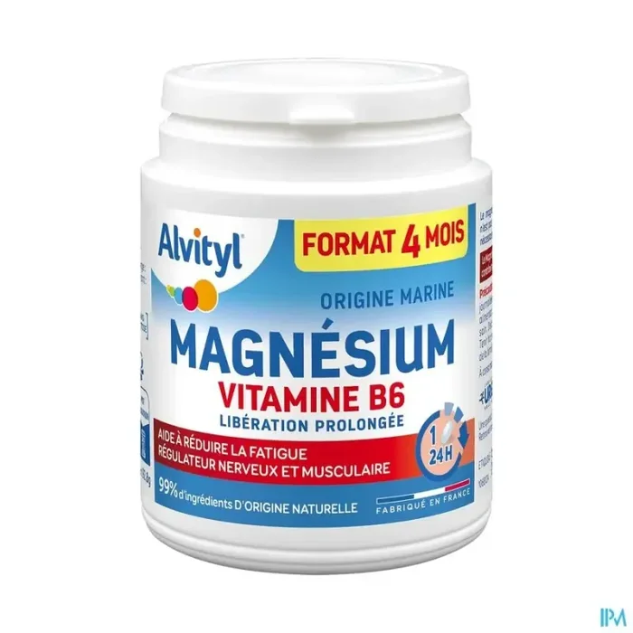 Alvityl magnesium vitamine b6 comprimé liberation prolongee 120