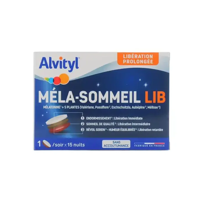 Alvityl Mela-Sommeil Lib 15 comprimes