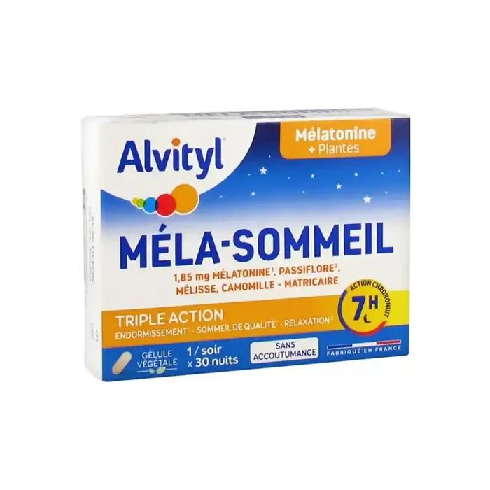 Alvityl Mela-Sommeil triple action 30 gelules