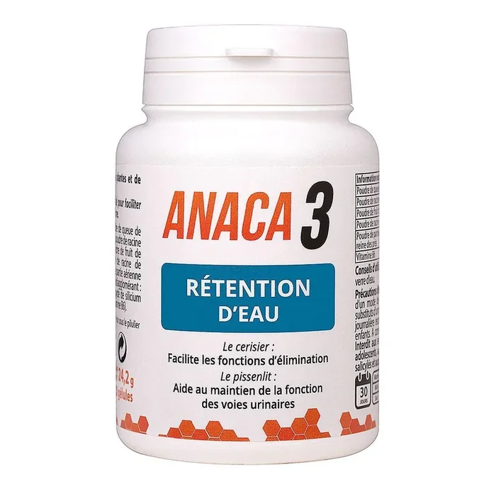 Anaca3 rétention d‘eau 60 gélules
