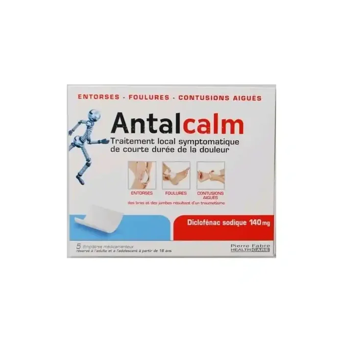 Antacalm 140mg 5 emplatres medicaux