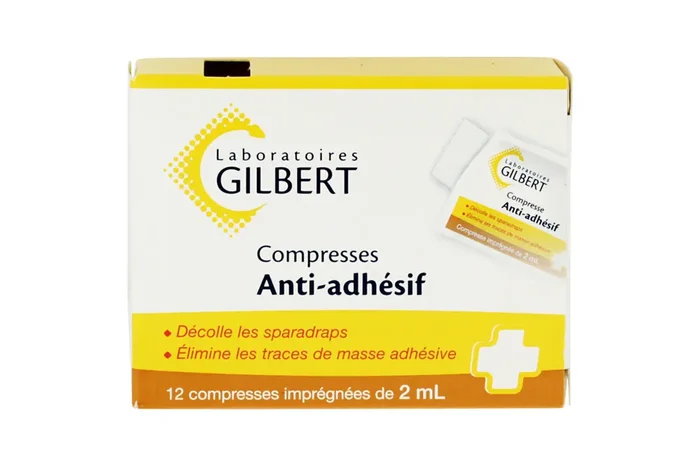 Anti-adhésif 12 compresses imprégnées dès 30 mois 2ml