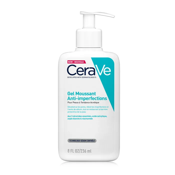 Anti-Imperfections – Gel Moussant – Peaux à Tendance Acnéique – 236 ml