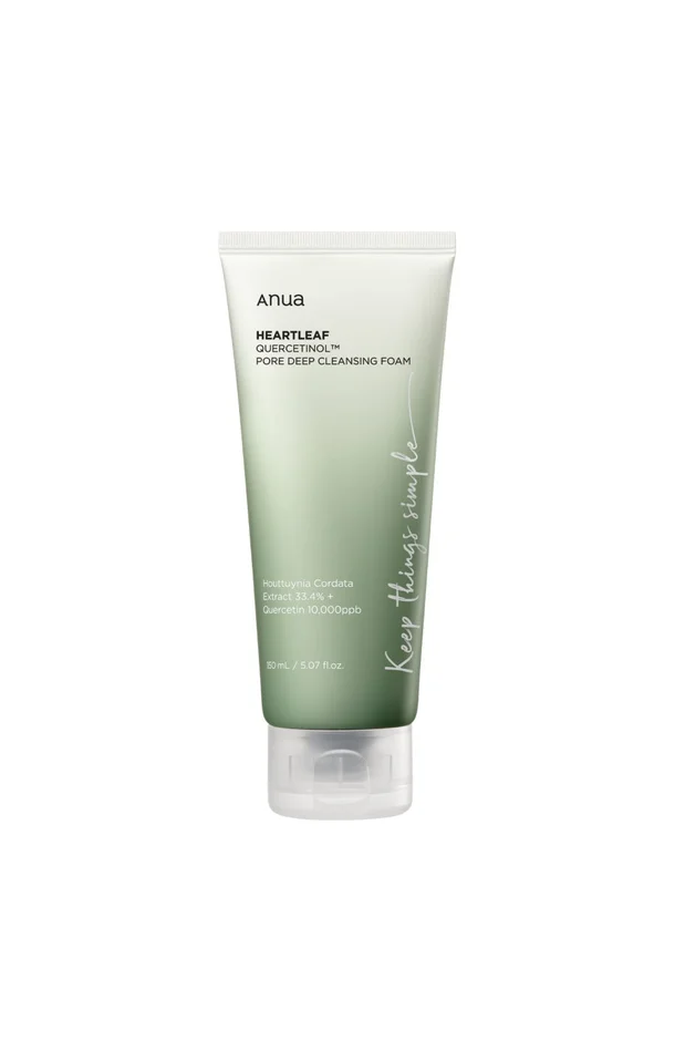 Anua – Mousse nettoyante – BHA & acide hyaluronique – Peaux mixtes à grasses – 150 ml