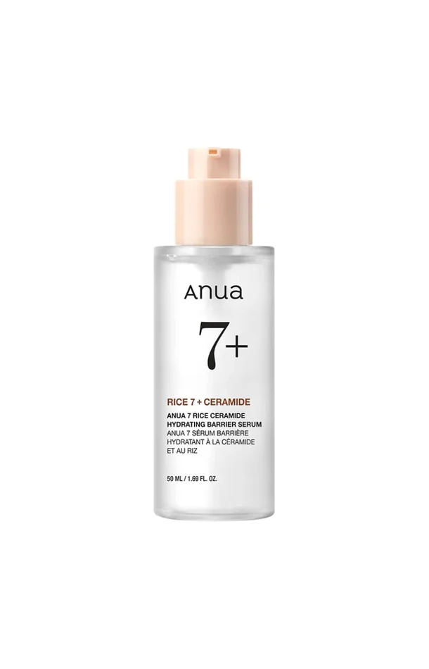 Anua – Sérum hydratant – Céramides & riz – Peaux sèches & sensibles – 50 ml