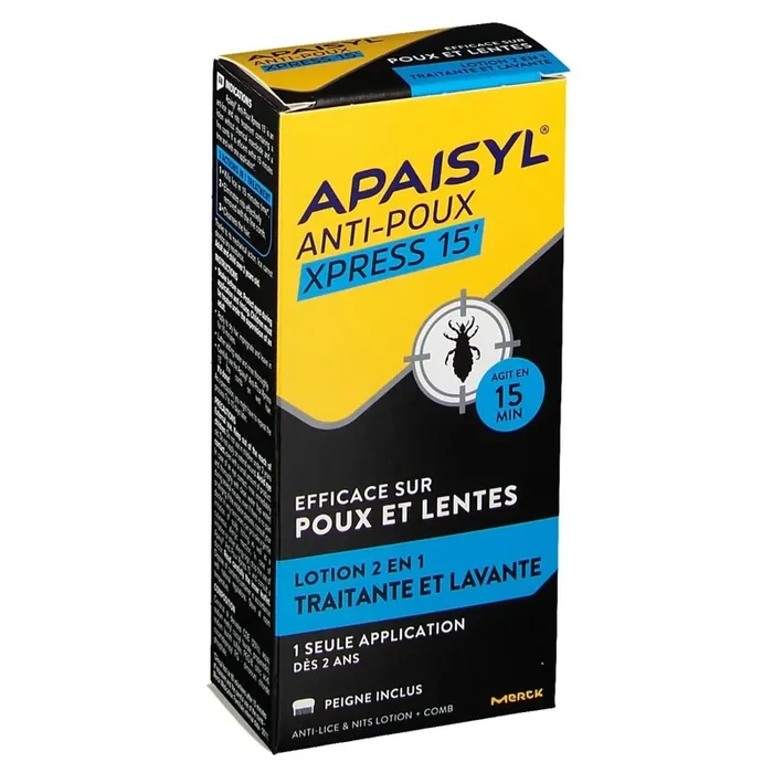 Apaisyl Poux traitement anti poux et lentes