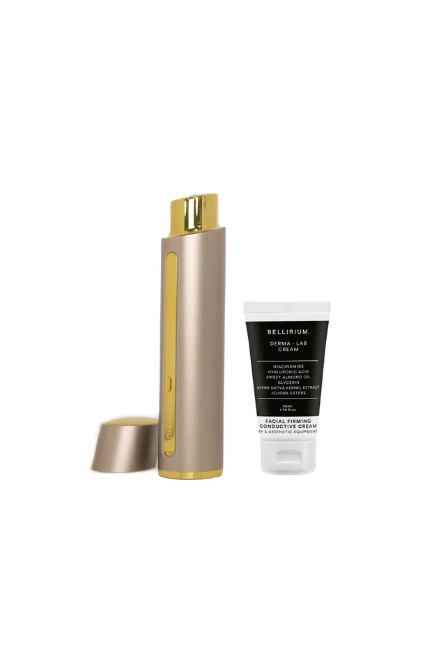 Appareil de radiofréquence LED & crème raffermissante – Soin anti-âge – Visage
