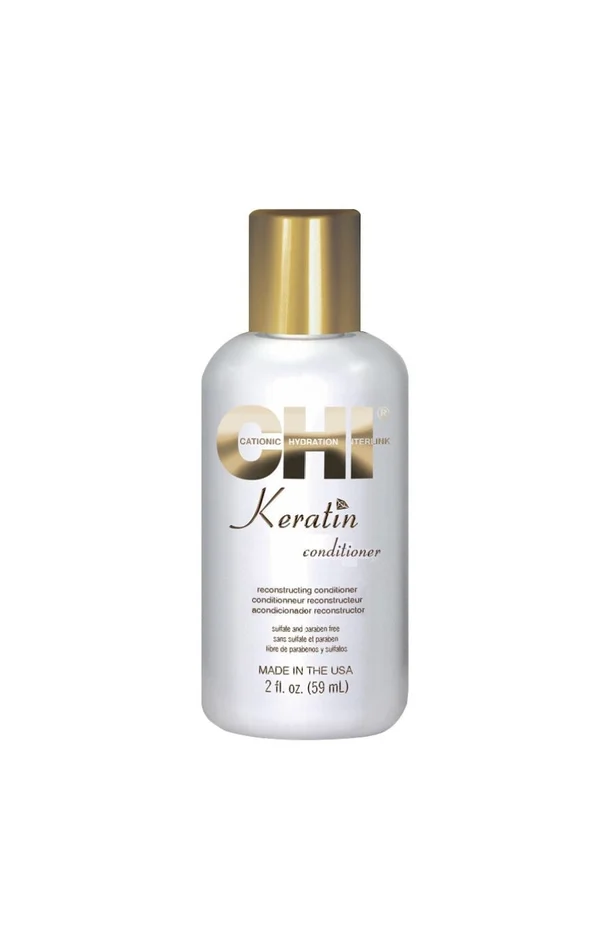 Après-shampoing reconstructeur à la kératine – Cheveux abîmés – 59 ml