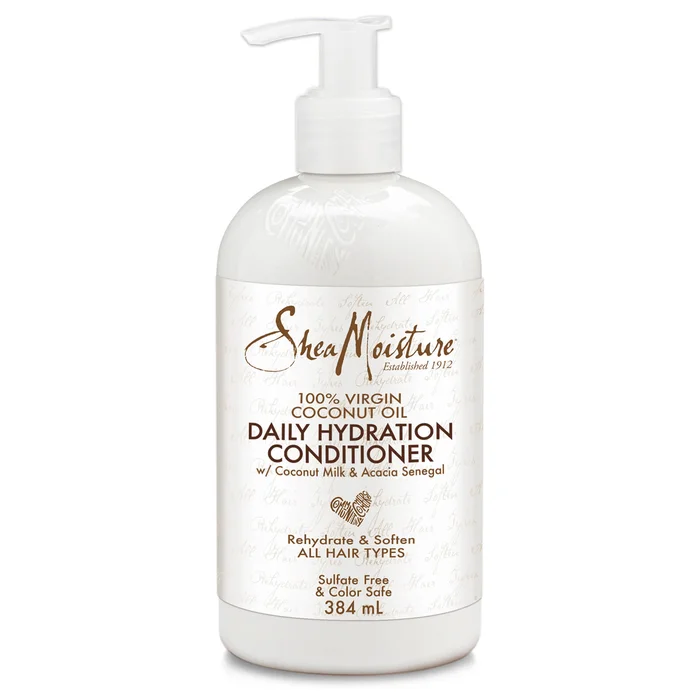 Après-shampooing hydratation quotidienne à l'huile de noix de coco 100 % vierge Shea Moisture 384 ml