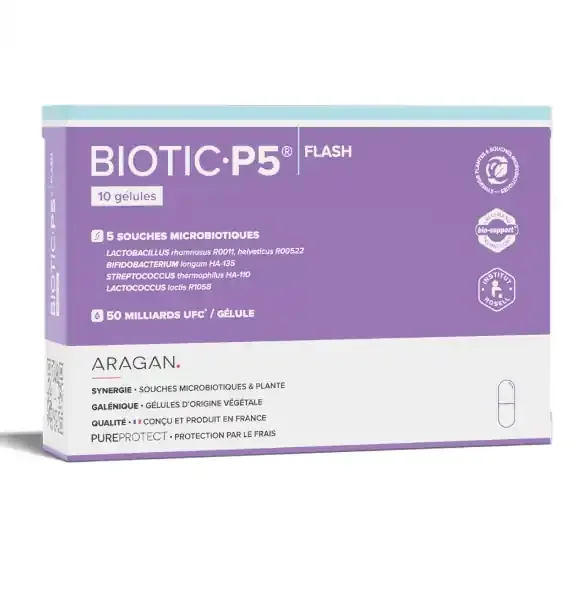 Aragan Biotic P5 Flash 10 gélules