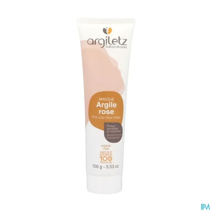 Argiletz masque argile rose peaux sensibles reactives 100g