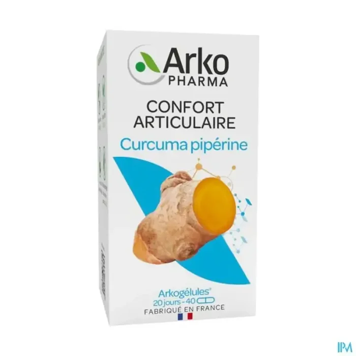 Arkogélules curcuma bio caps 40