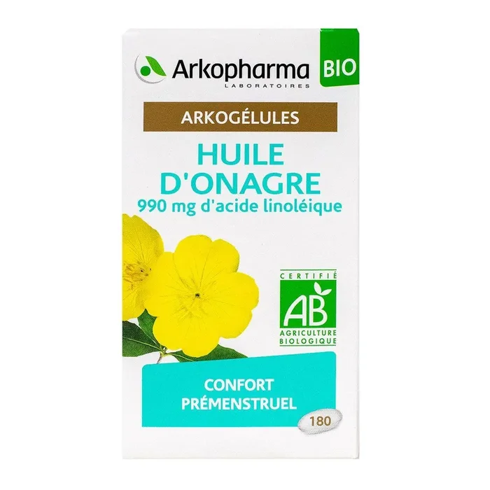 Arkogélules huile d‘onagre bio 180 gélules