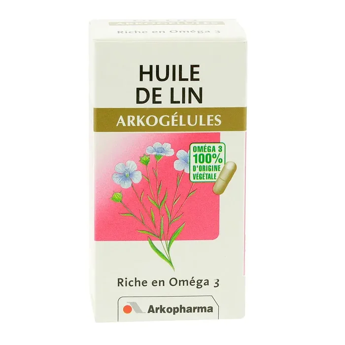 Arkogélules huile de lin 45 gélules
