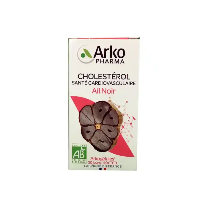 ARKOGÉLULES® BIO AIL NOIR CHOLESTEROL x40 ARKOPHARMA