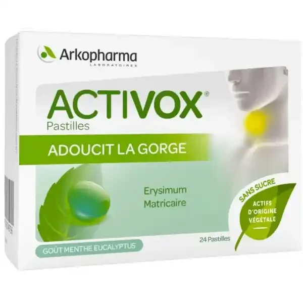 Arkopharma Activox Gorge Menthe Eucalyptus x 24