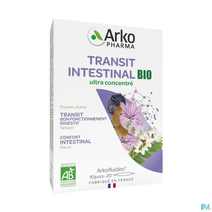 Arkopharma arkofluides bio transit intestinal ampoule buvable 10ml 20