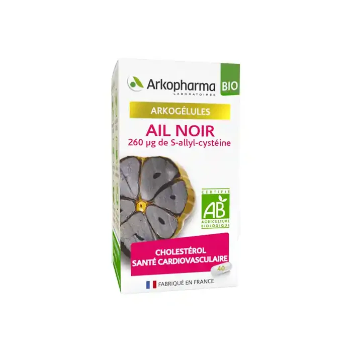 Arkopharma arkogelules ail noir bio 40 gelules