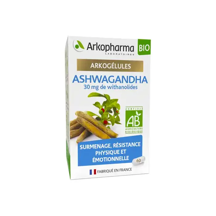 Arkopharma arkogelules ashwagandha bio 60 gelules