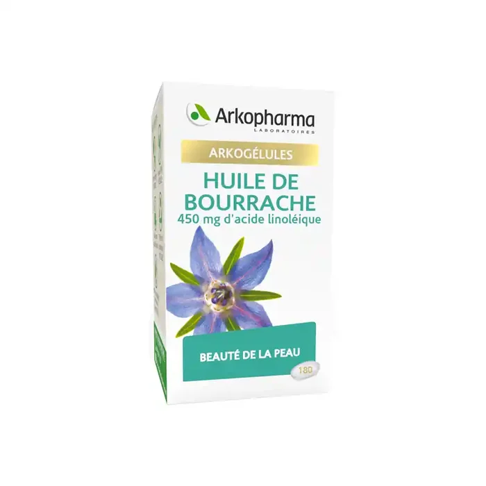Arkopharma arkogelules huile de bourrache bio 180 gelules