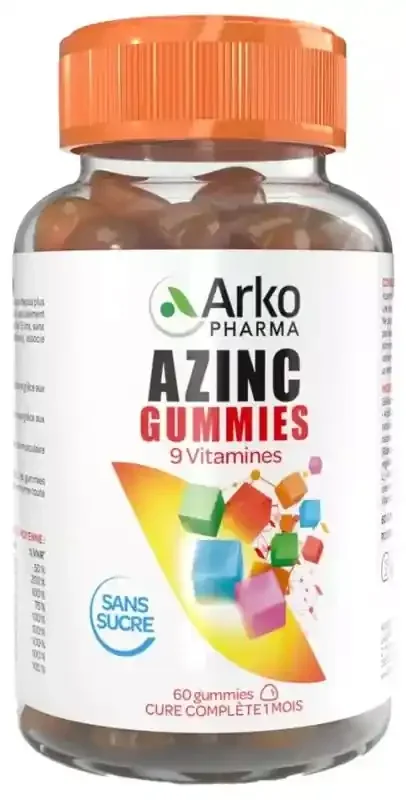 Arkopharma Azinc Adultes Gum.crois. X60
