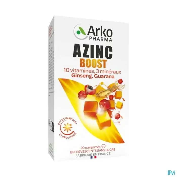 Arkopharma azinc boost comprimé effervescent sans sucre 20