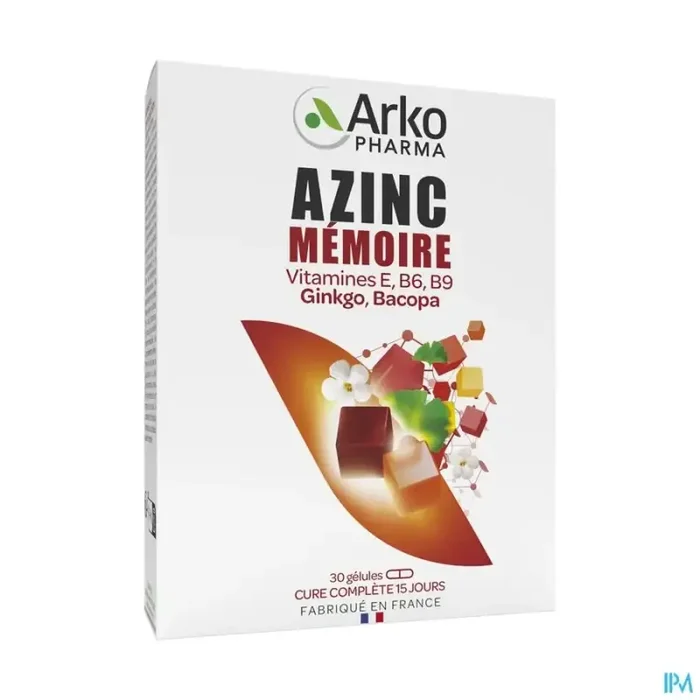 Arkopharma azinc memoire gélule 30