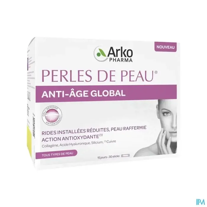 Arkopharma perles de peau antiage global stick x30