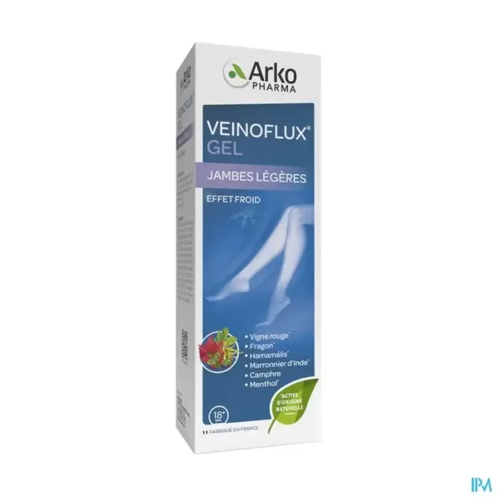 Arkopharma veinoflux gel jambes legeres effet froid 150ml