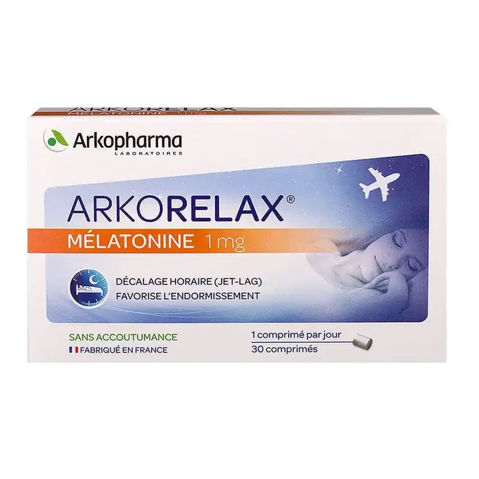 Arkorelax mélatonine 1mg 30 comprimés