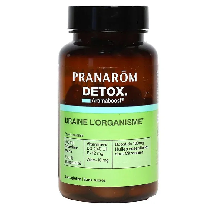 Aromaboost Détox draine l‘organisme 60 capsules