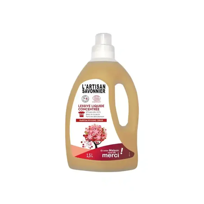 ARTISAN SAVONNIER LESSIVE LIQUIDE CONCENTRÉE 1,5 LITRE GRAVIER