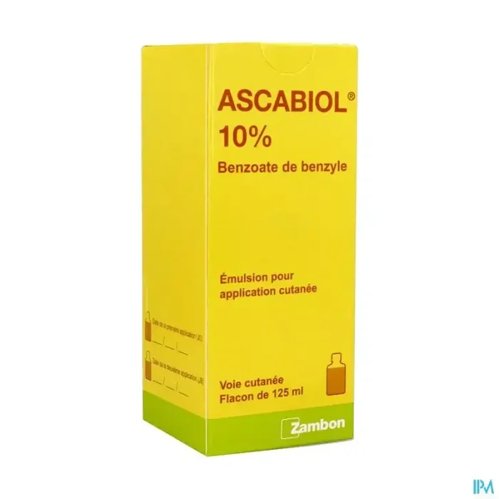 Ascabiol 10% emulsion pour application cutanee 125ml