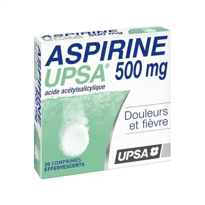 Aspirine 500mg 20 comprimes effervescents
