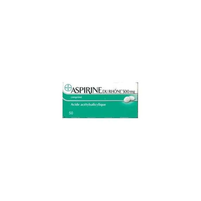 Aspirine du rhone 500 mg 50 comprimes