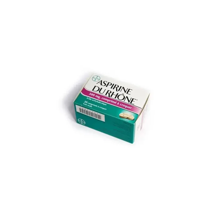 ASPIRINE DU RHONE 500 MG A CROQUER 20 COMPRIMES BAYER