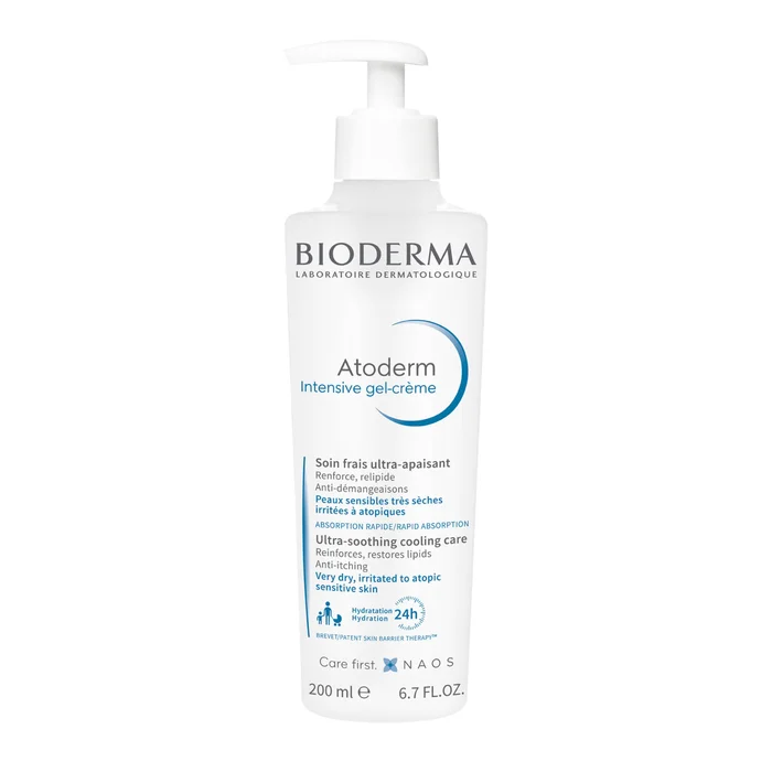 Atoderm Intensive Gel-Crème – Soin Frais Ultra-Apaisant Peaux sensibles