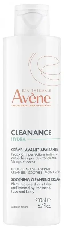 Avène Cleanance Hyrdra Crème Lavante Peaux Desséchées 200 ml