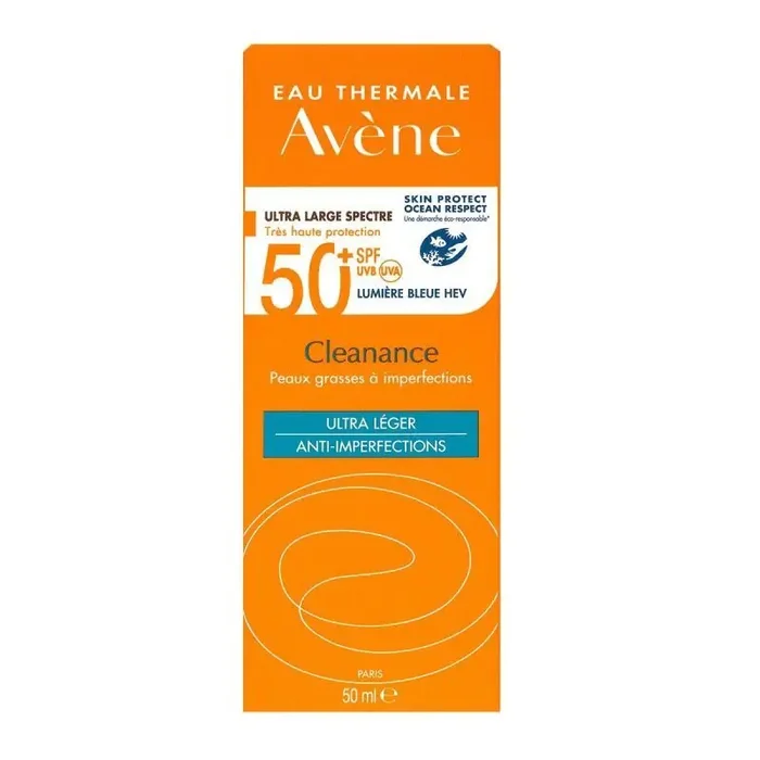 Avene crème solaire anti-imperfections Cleanance spf50+, tube 50 mL