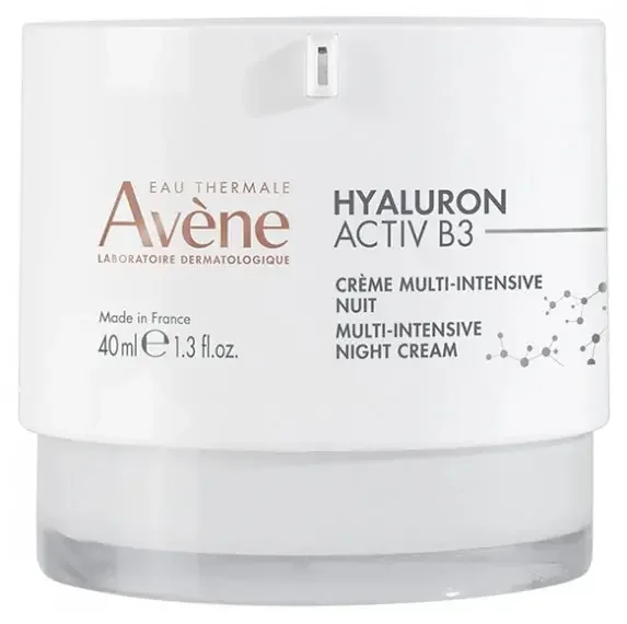 Avène Eau Thermale – Hyaluron Activ B3 – Soin Nuit Crème Multi-Intensive – 40 ml