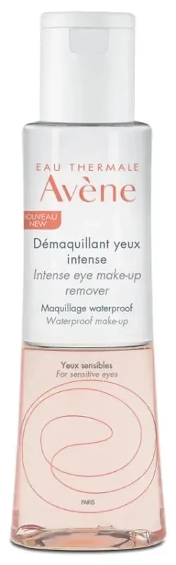 Avène Eau Thermale – Les Essentiels – Démaquillant Yeux Intense Waterproof – Yeux Sensibles et Porteurs de Lentilles 125 ml