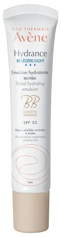 Avène Hydrance Eau Thermale – – Bb-Légère Émulsion Hydratante Teintée – Effet Bonne Mine Naturel 40 ml