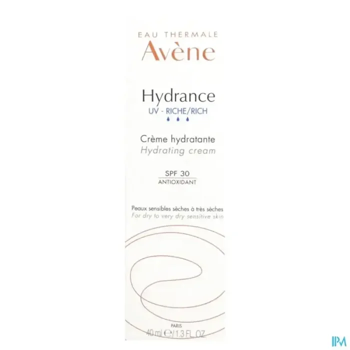 Avène hydrance uv riche crème hydratante 40ml