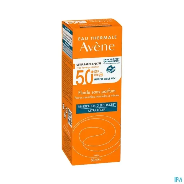 Avène solaire fluide SPF50+ sans parfum 50ml