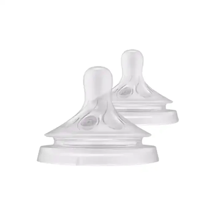 Avent Naturel Responce 2 tetines liquide epais 6 mois +