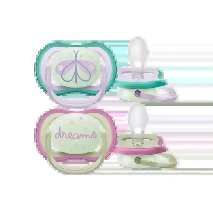 Avent Ultra Air Nighttime 2 sucettes Orthodontiques 0-6 mois mixte